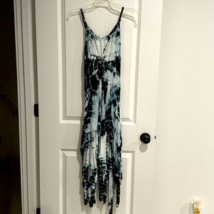 Corset tie dye summer dress